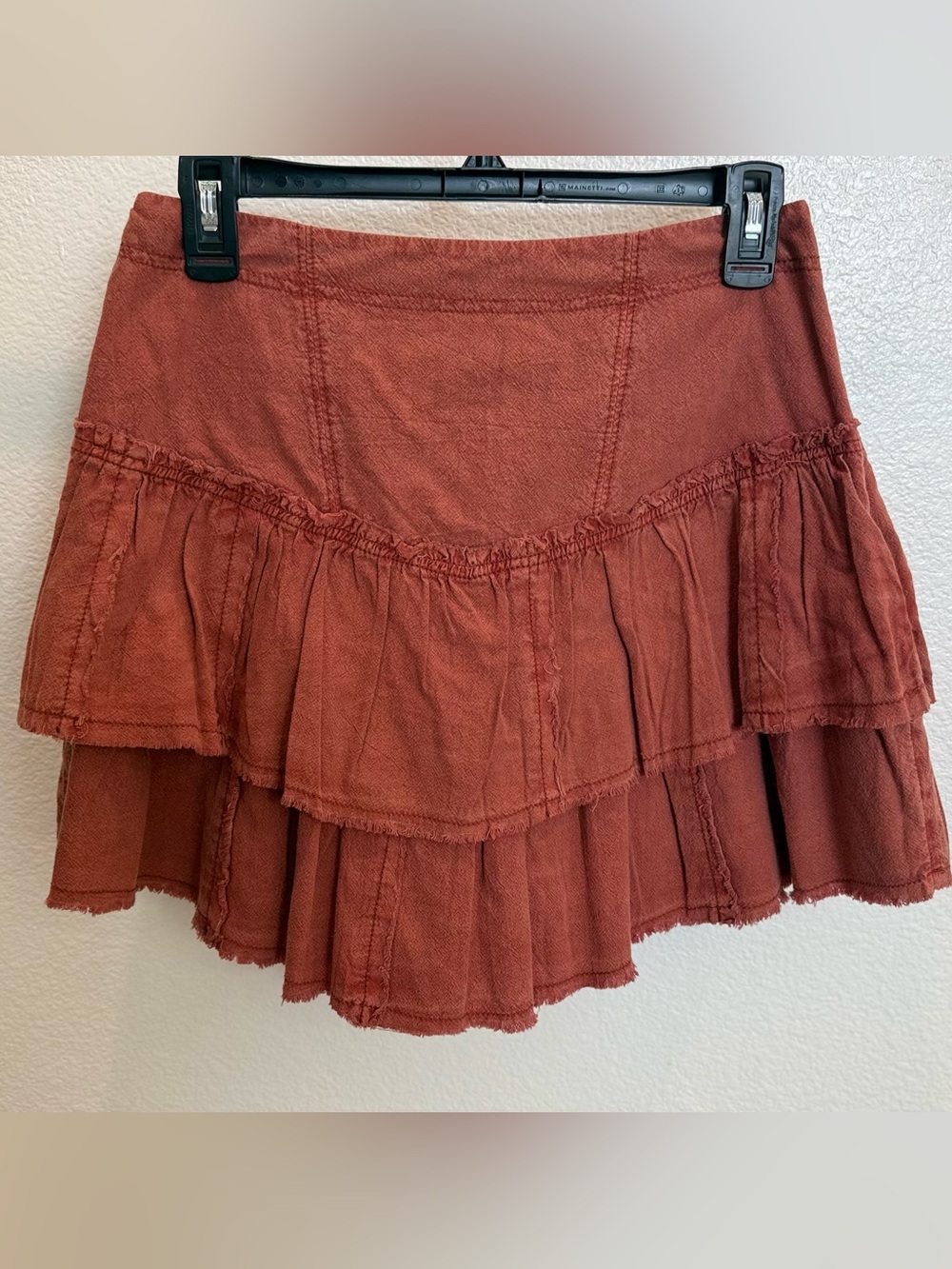 Free People Ruffles in the Sand Mini Skirt